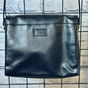 RELIC Erica Black Faux Leather Crossbody Bag Purse Y2K